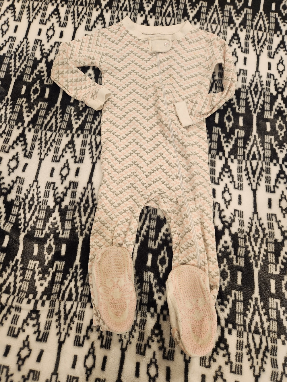 Free With Bundle Burt's Bees Footed One-Piece Pajamas, Size 18M